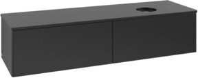 V&B Waschtischunterschrank Antao mit Beleuchtung, Blau lackiert, B/T: 160 x 50 cm - Bild 1