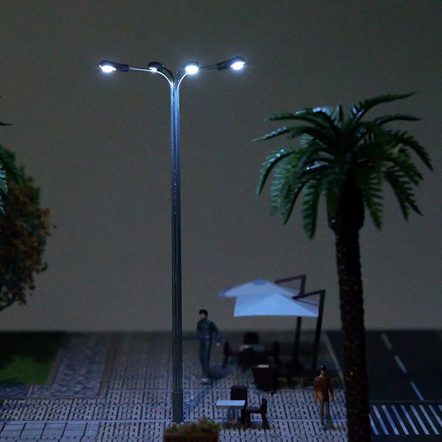 SANMERSEN Straßenlaternen Modell, 10-teiliges Set, 1:87 (Spur H0) - Bild 2