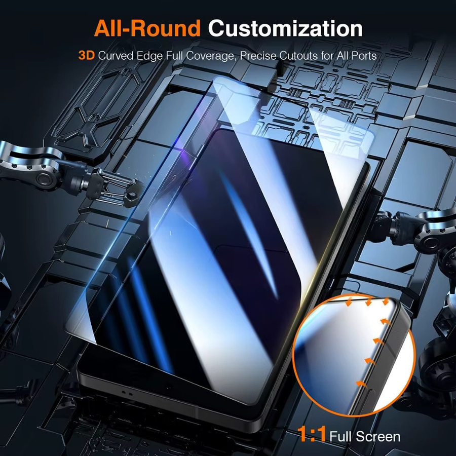 NNBILI 4er-Pack Displayschutzfolien aus gehärtetem Glas, transparent, kompatibel mit Samsung Galaxy S26 Ultra, S25 Ultra, S24 Ultra, S23 Plus und S22 Plus - Bild 6