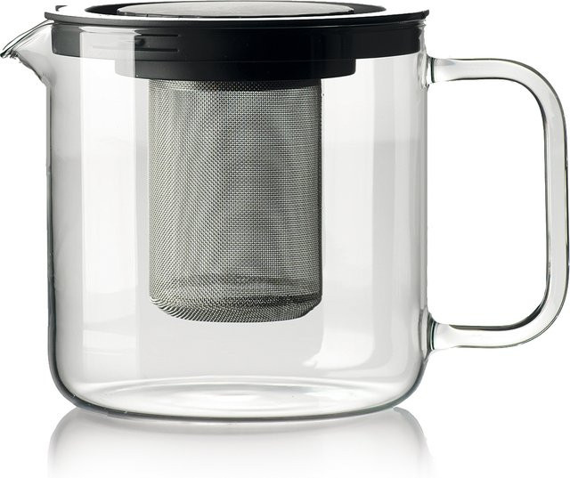 Simax Glaskanne mit Deckel und Infuser, transparent, spülmaschinenfest - Bild 1