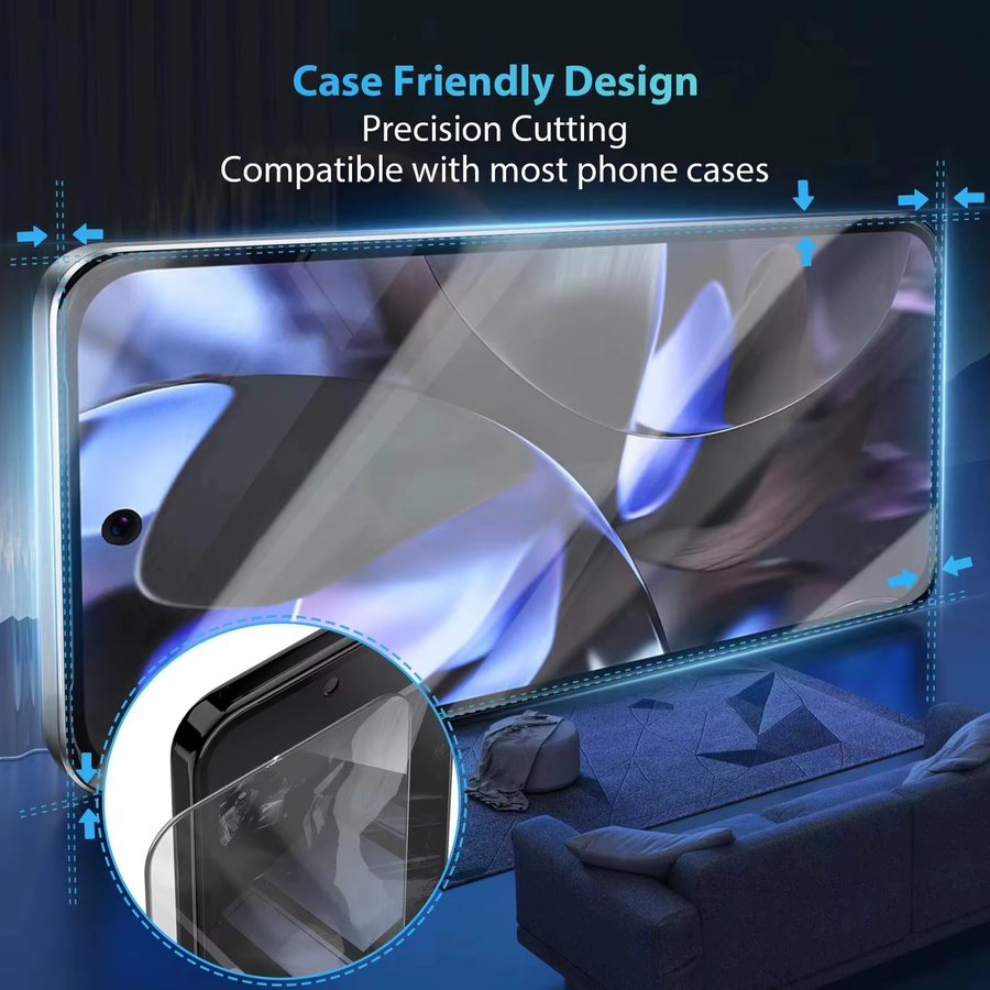 Gehärtete Glas Displayschutzfolie für Google Pixel 10, 9 Pro XL, 10 Pro, 9 Pro und 9A, transparent, 1-4 Stück - Bild 3