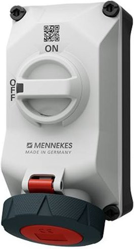 Mennekes X-CONTACT CEE Wandsteckdose 32A 400 V IP67 Grau - Bild 1