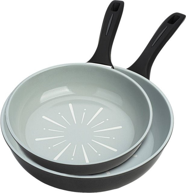 Pocoline Pfannenset aus Aluminium, 2-teilig, grau - Bild 1