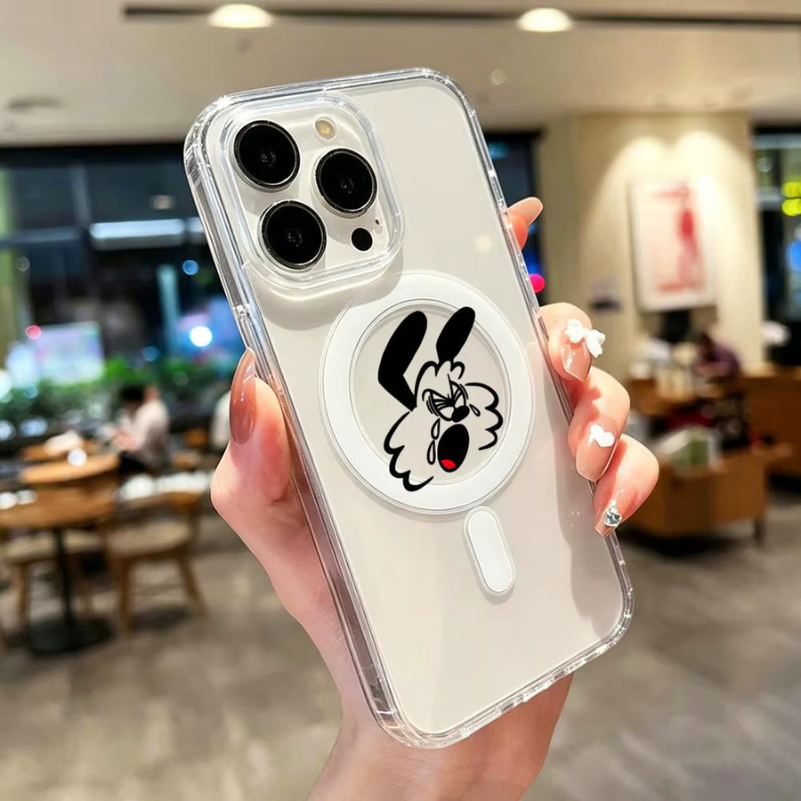 1P-Vic Magnetische Transparente Handyhülle für iPhone 17 Air, 16e, 16 Pro Max, 15, 14, 13, 12, 11 - Bild 2
