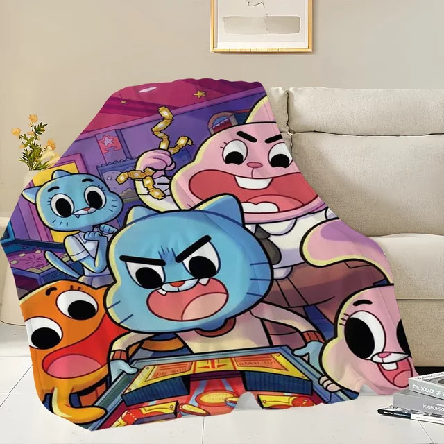 The Amazing World of Gumball Plüschdecke Multicolor - Bild 1