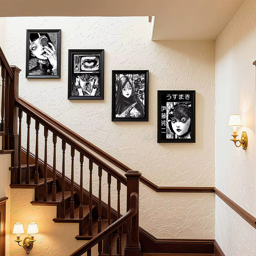 J-Junji Ito Tomie Retro Anime Poster Kunstdruck aus Papier für deine Wanddekoration - Bild 4