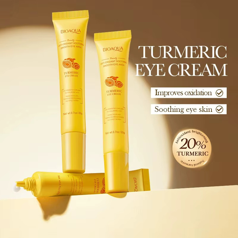 BIOAQUA Augencreme mit Kurkuma und Niacinamid, Unisex - Bild 1