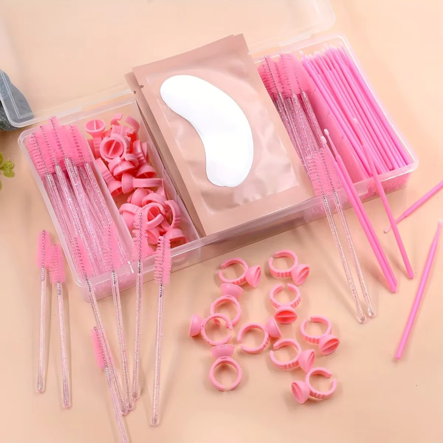 CNKESS Make-up-Organizer, transparente Wimpernbox mit 5-Gitter-Verlängerung - Bild 1
