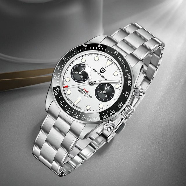 PAGANI DESIGN Chronograph, Quarz, Edelstahl, Saphirglas, Herren - Bild 1
