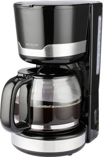Michelino Kaffeemaschine aus Edelstahl in Schwarz und Silber mit 1,5 Liter Fassungsvermögen - Bild 1