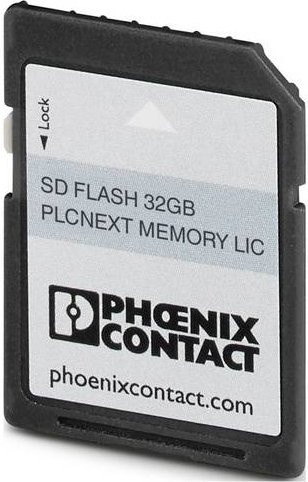 Phoenix Contact SD FLASH 32GB PLCNEXT Memory Card Programm- und Konfigurationsspeicher Schwarz - Bild 1