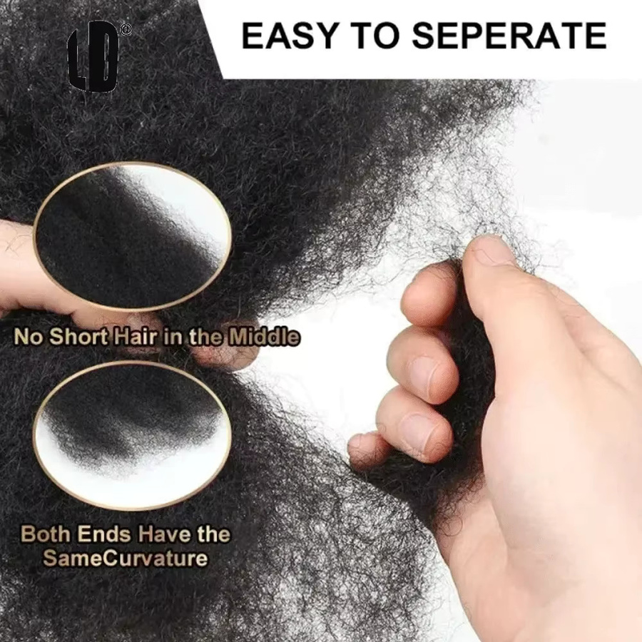 Lolely Dream Ultimate Kinky Bulk Echthaar für Zöpfe, Dreadlocks und Locs - Bild 4