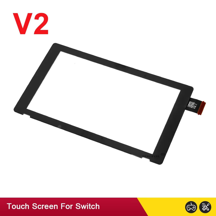 MBCHIPSTAR Ersatz-Touchscreen für Nintendo Switch Konsole V1 V2 Original Neu in Schwarz - Bild 3