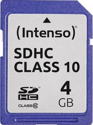 Intenso SDHC Speicherkarte 4 GB Class 10 in Blau - Bild 1