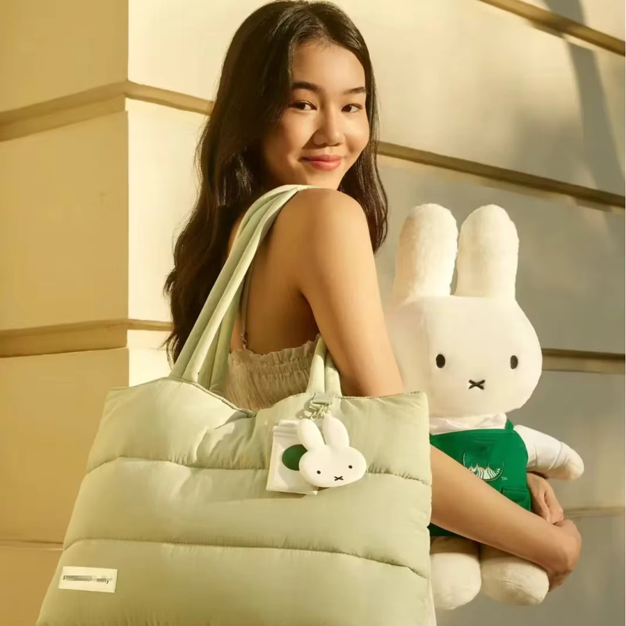 Miffy Miffy Rabbit Joint-Einkaufstasche, Akademie-Stil, Schulterhandtasche - Bild 2