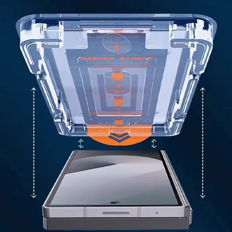 Premium 9H HD gehärtetes Glas Displayschutz für Samsung Galaxy Z Fold 7, transparent, 1–2 Stück - Bild 3