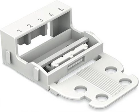 WAGO 221-505 Montagematerial in Weiß, 50 Stück - Bild 1