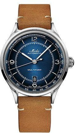 Mido Armbanduhr Automatik, Edelstahlgehäuse, 40 mm, Lederarmband, Herren - Bild 1