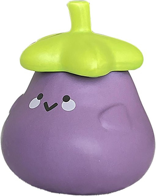 Kreative Keramiktasse in Aubergine-Form von CosyHome in Gelb und Lila - Bild 1