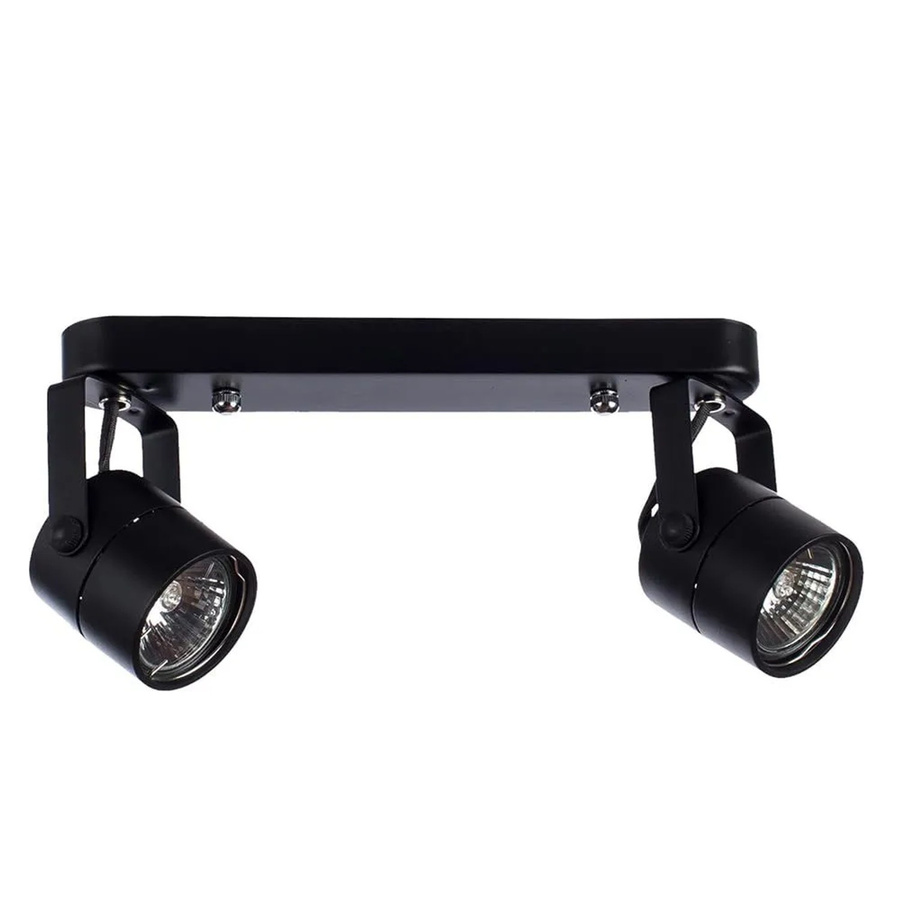 Arte Lamp Deckenstrahler Mizar 2-flammig schwenkbar Schwarz GU10 - Bild 2