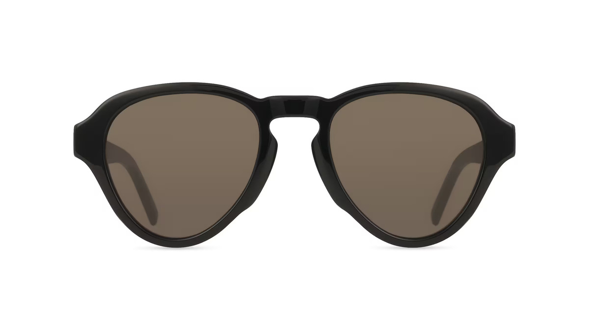 Givenchy GV40085I Sonnenbrille Pilot, Vollrand, Acetat, Unisex, schwarz - Bild 1