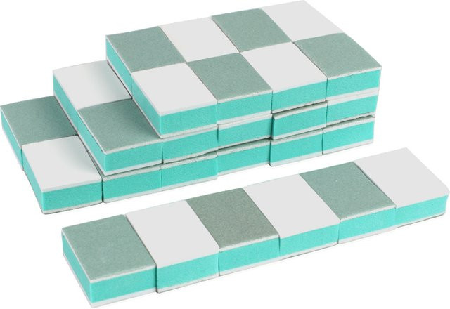 Mini-Nagelpolierblöcke, 1000/4000 Körnung, Doppelseitig, Unisex - Bild 1