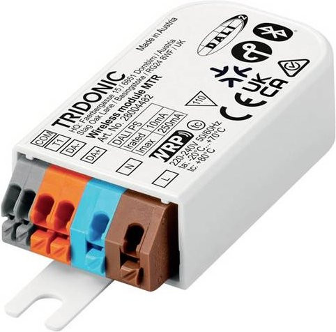 Tridonic Wireless MTR Controller Modul in Weiß mit Thread, Wi-Fi und Unterstützung für Apple HomeKit sowie Google Assistant - Bild 1
