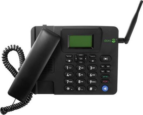 Doro 4100H Desktop-Mobiltelefon in Schwarz mit 4G/LTE und Bluetooth - Bild 2