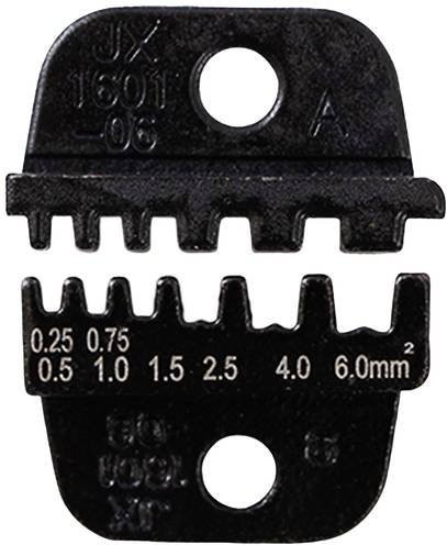 Quadrios Crimpeinsatz 22T024 für Aderendhülsen 0,25 bis 6mm² in Schwarz - Bild 1
