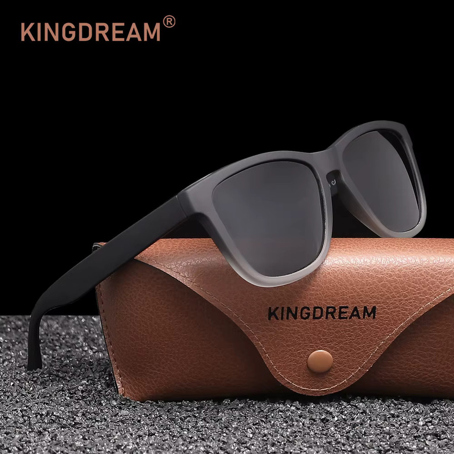 KINGDREAM Sonnenbrille, quadratisch, Vollrand, Kunststoff, Unisex, polarisiert - Bild 1