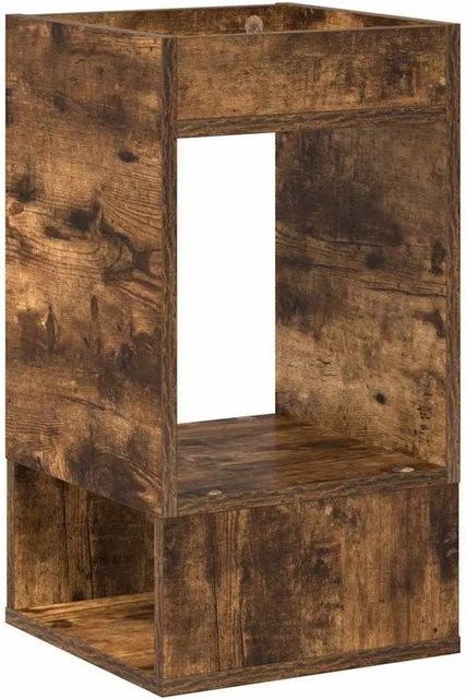 vidaXL Beistelltisch aus Holzwerkstoff in Geräuchert Eiche, modern und quadratisch, B/T/H: 30 x 30 x 56 cm - Bild 1