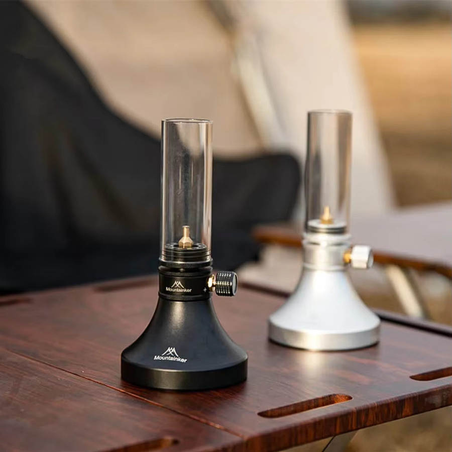 Mountainhiker Aladdin Gaslampe Camping Laterne Schwarz - Bild 2