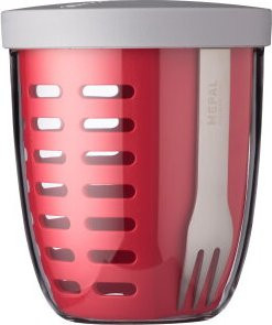 Mepal Ellipse Fruitpot Obstbehälter in Rot - Bild 1