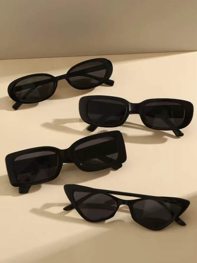 CAIPAI Sonnenbrille, Vollrand, Kunststoff, Schwarz, Damen - Bild 2