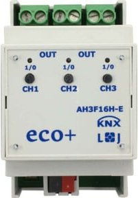 Lingg & Janke KNX Schaltaktor AH3F16H-E 3-fach 16A 3TE in Weiß - Bild 1