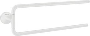 Hansgrohe Axor Uni. Circular Handtuchhalter 2-arm schwenkbar Wandmontage Weiß - Bild 1