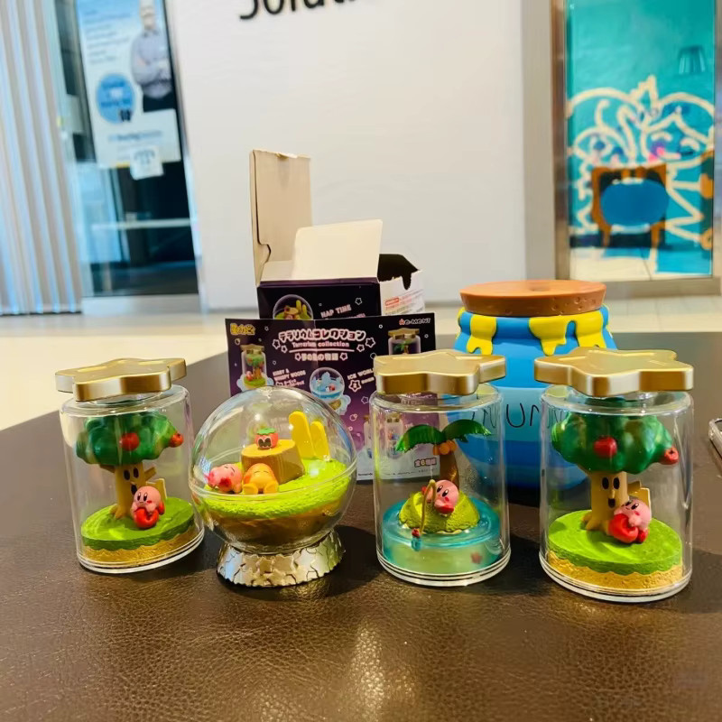 Re-Ment Kirby Star Terrarium Dream Spring Collection Blind Box Desktop Dekoration Multicolor - Bild 5