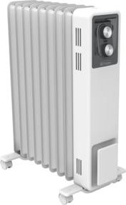 AKO Rippenradiator RD 1011 TS Heizkörper mit Thermostat und Überhitzungsschutz, Farbe: Weiß oder Anthrazit, freistehend - Bild 1