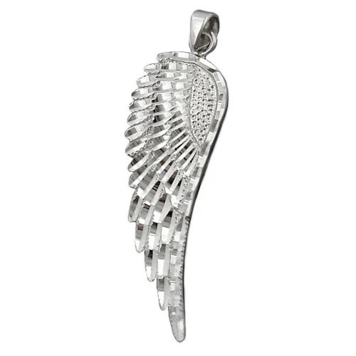 SIGO Anhänger Flügel, 925 Silber, rhodiniert, Unisex - Bild 1