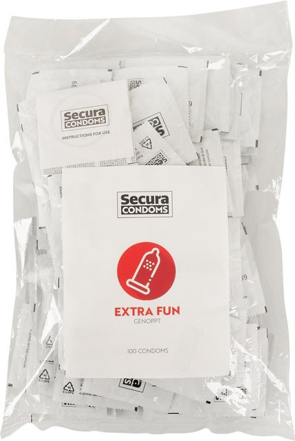 Secura Condoms Extra Fun mit Stimulationsnoppen, Unisex - Bild 1