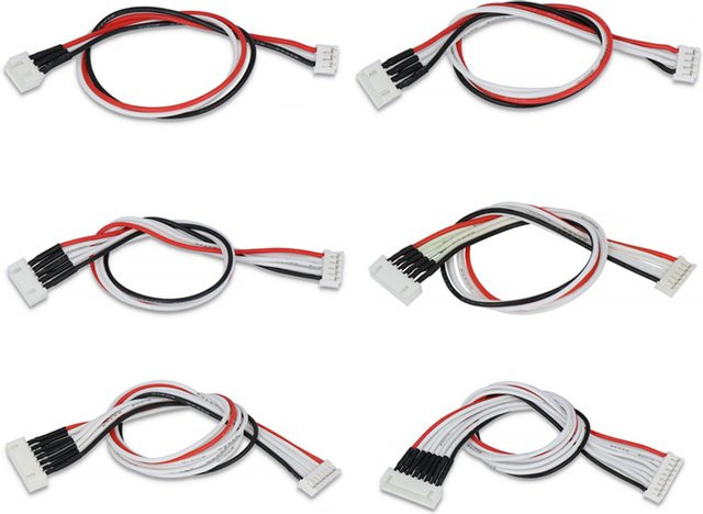 JST-EH 2,5mm Stecker auf JST-XH Buchse Draht Kabel Adapter für RC Batterie Ladegerät, 2 Stück, 24AWG, Länge: 20 cm oder 30 cm - Bild 1