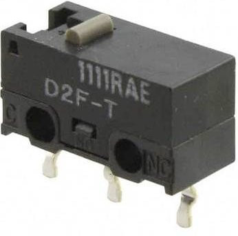 Omron D2F-T Mikroschalter Schwarz 30 V/DC 2A - Bild 1