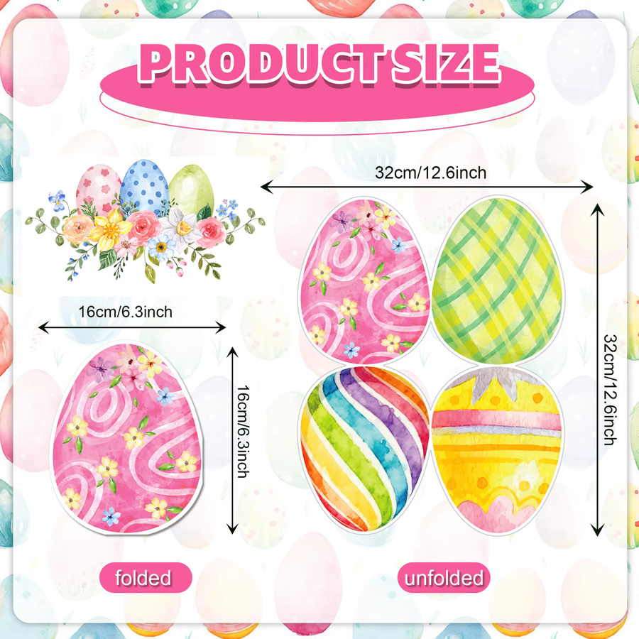 Einweg Servietten in Ei-Form für die Ostertischdekoration, bunt, aus Papier - Bild 1