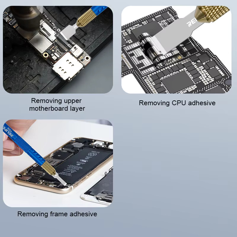 RELIFE TK5 8-in-1 Multifunktions-Klingenset für Telefonreparatur, CPU-Verarbeitung und Kleberentfernung - Bild 4