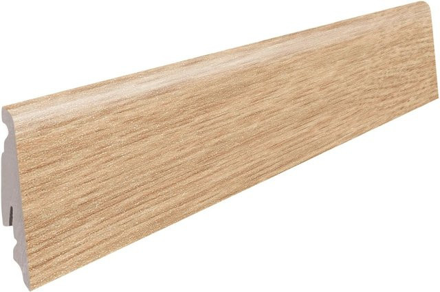 Haro Sockelleiste Eiche Engadin-Steineiche, Farbe Braun, H: 58 mm, B: 19 mm, Länge: 2200 mm - Bild 1