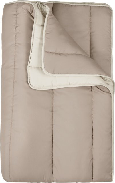 LIVARNO Bettdecke aus recyceltem Polyester in Beige, B/H: 135 x 200 cm - Bild 1