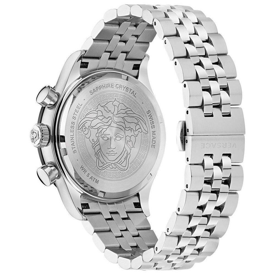 Versace Chronograph, Quarz, Edelstahl, 44 mm, Herren - Bild 2