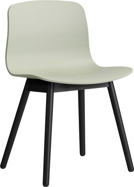HAY About A Chair AAC 12 Designstuhl in Grün mit Eichengestell und Polypropylen-Schale - Bild 1