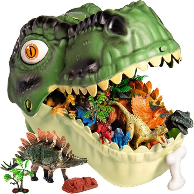 Linyi toy Dinosaurier Spielset grün 46-teiliges Set - Bild 1