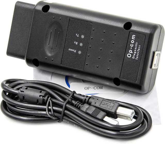 YIQIXIN OPCOM OBD-Scanner-Tool mit Bluetooth für Opel, Firmware PIC18F458 FTDI CAN BUS, Diagnosegerät zur Fehlercode-Auslesung, Schwarz - Bild 1